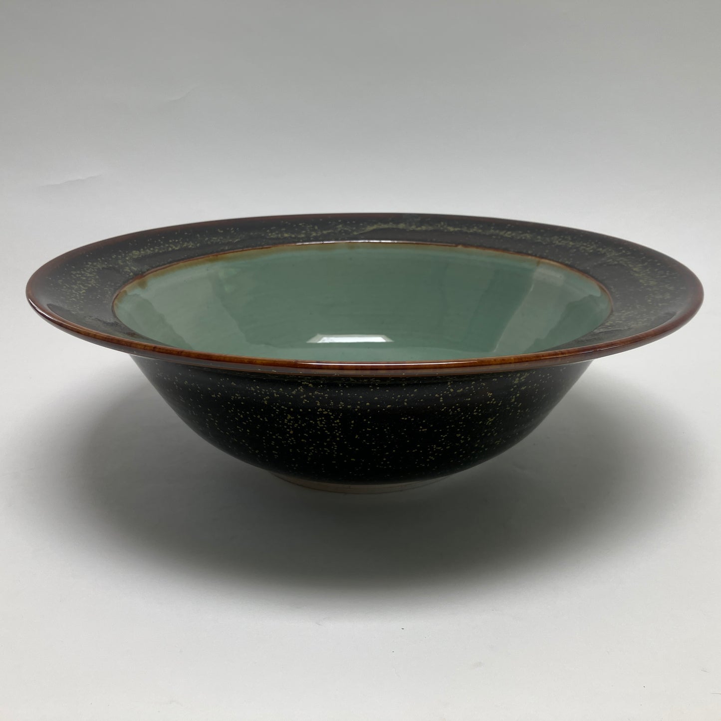 Large Serving Bowl in Celadon and Teadust