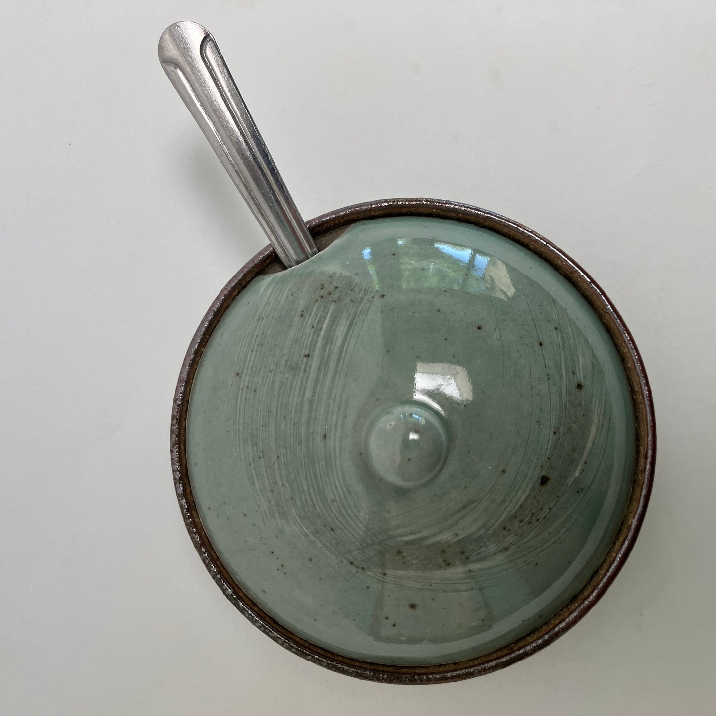 Salt Cellar With Brush Detail