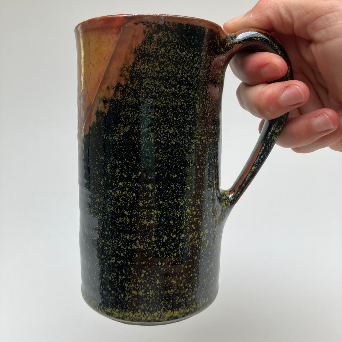 Tall Mug With Wisteria