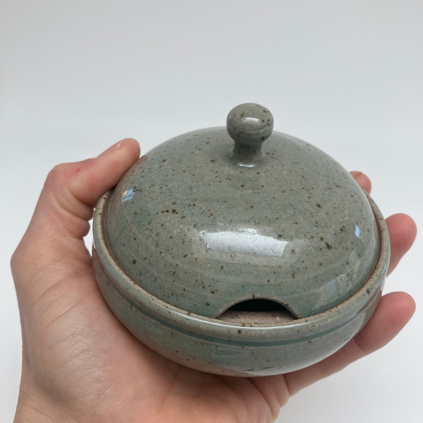 Celadon Salt Cellar