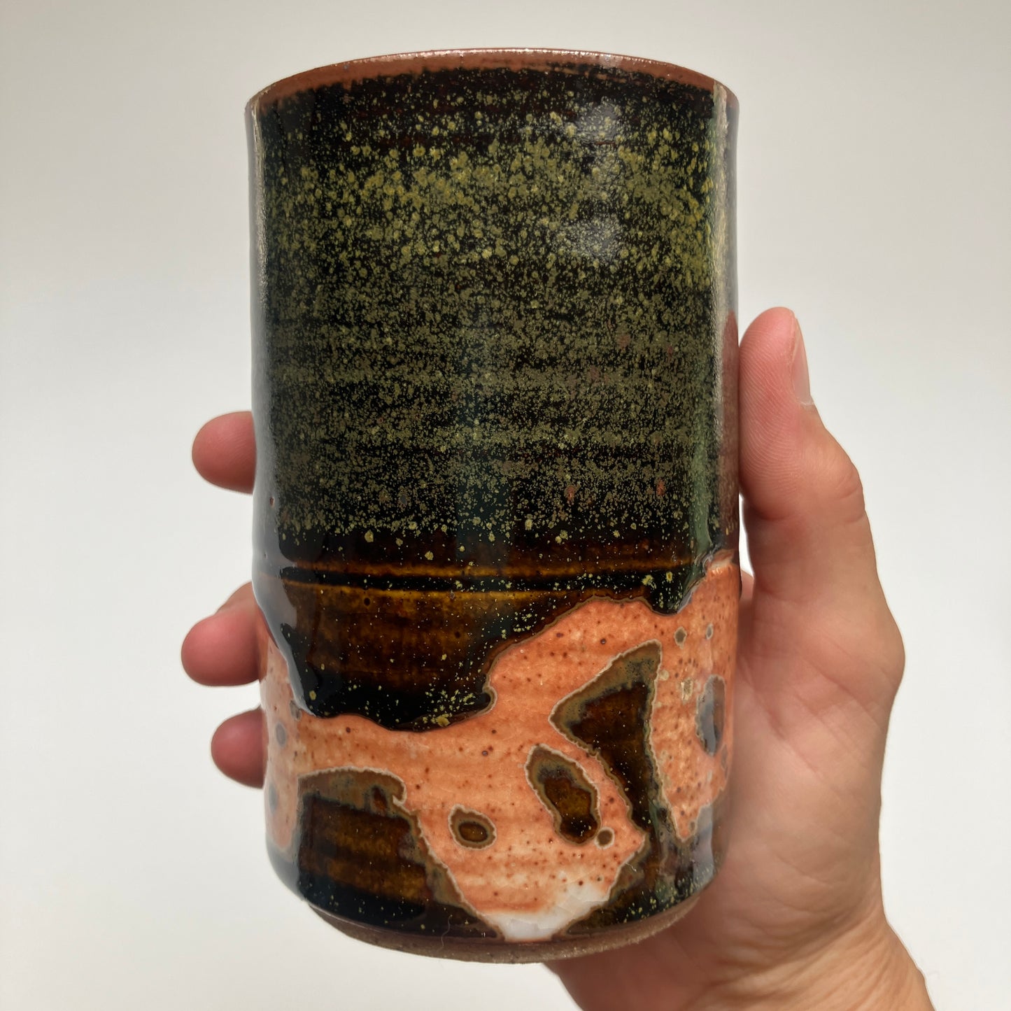 Tumbler with Glaze Overlay