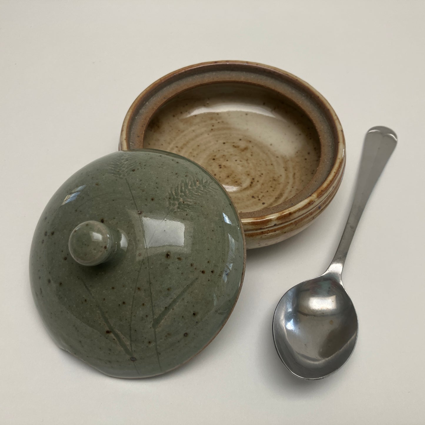 Salt Cellar With Grasses