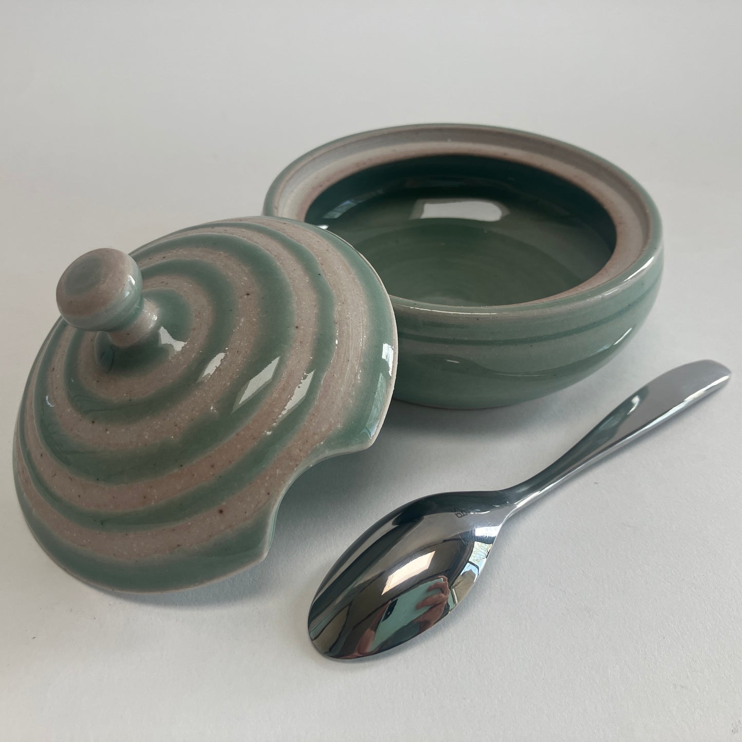 Striped Salt Cellar
