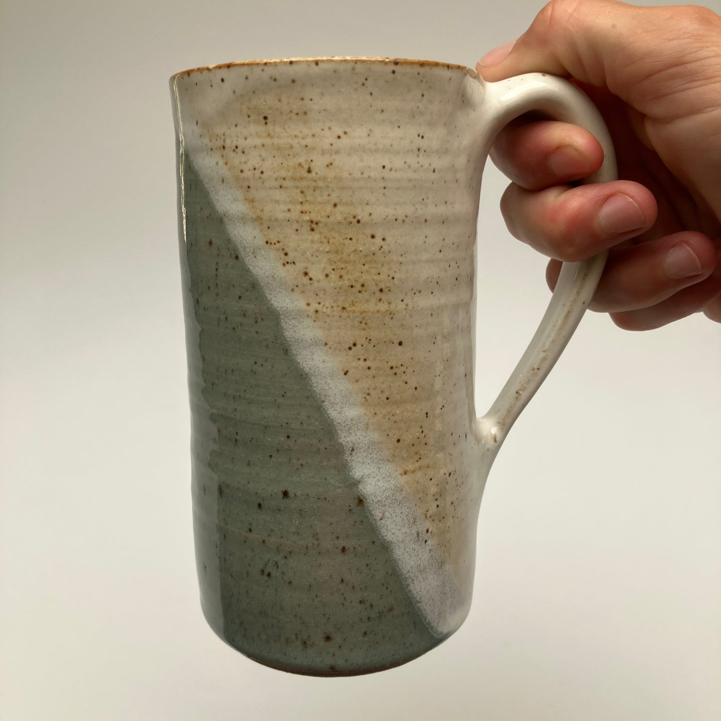 Tall Mug with Grasses