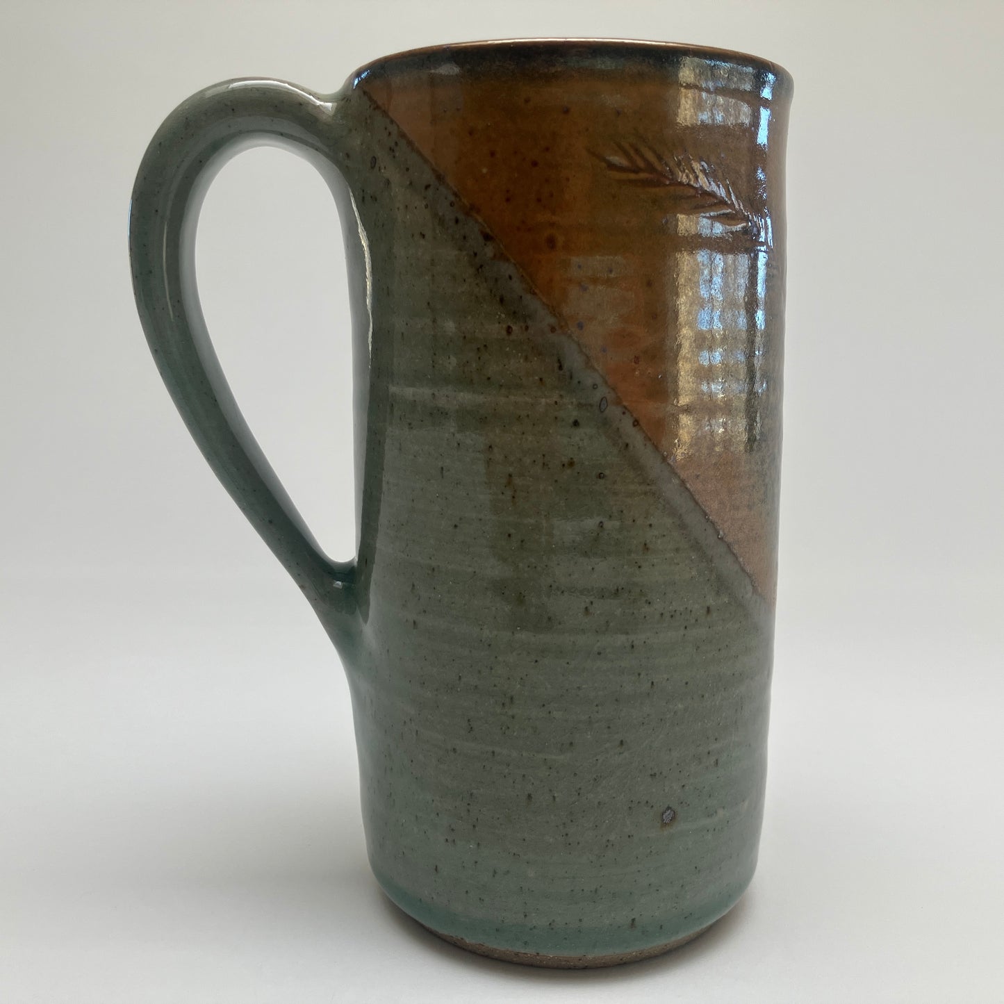 Tall Mug with Grasses