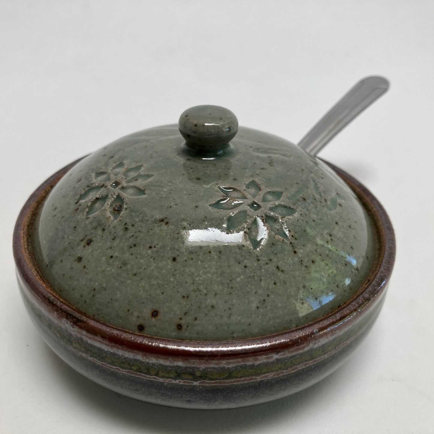 Salt Cellar With Flowers