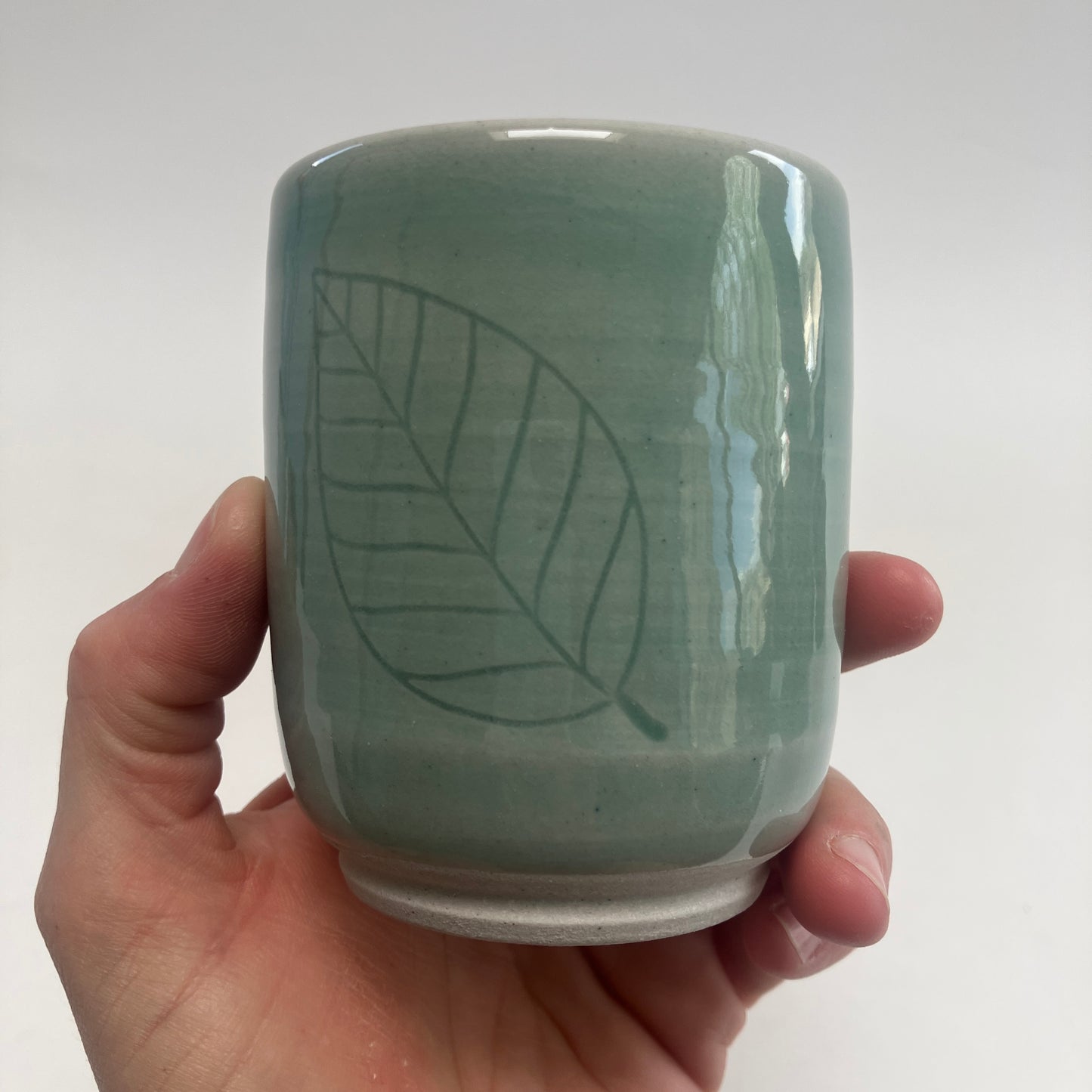 Teacup with Leaf