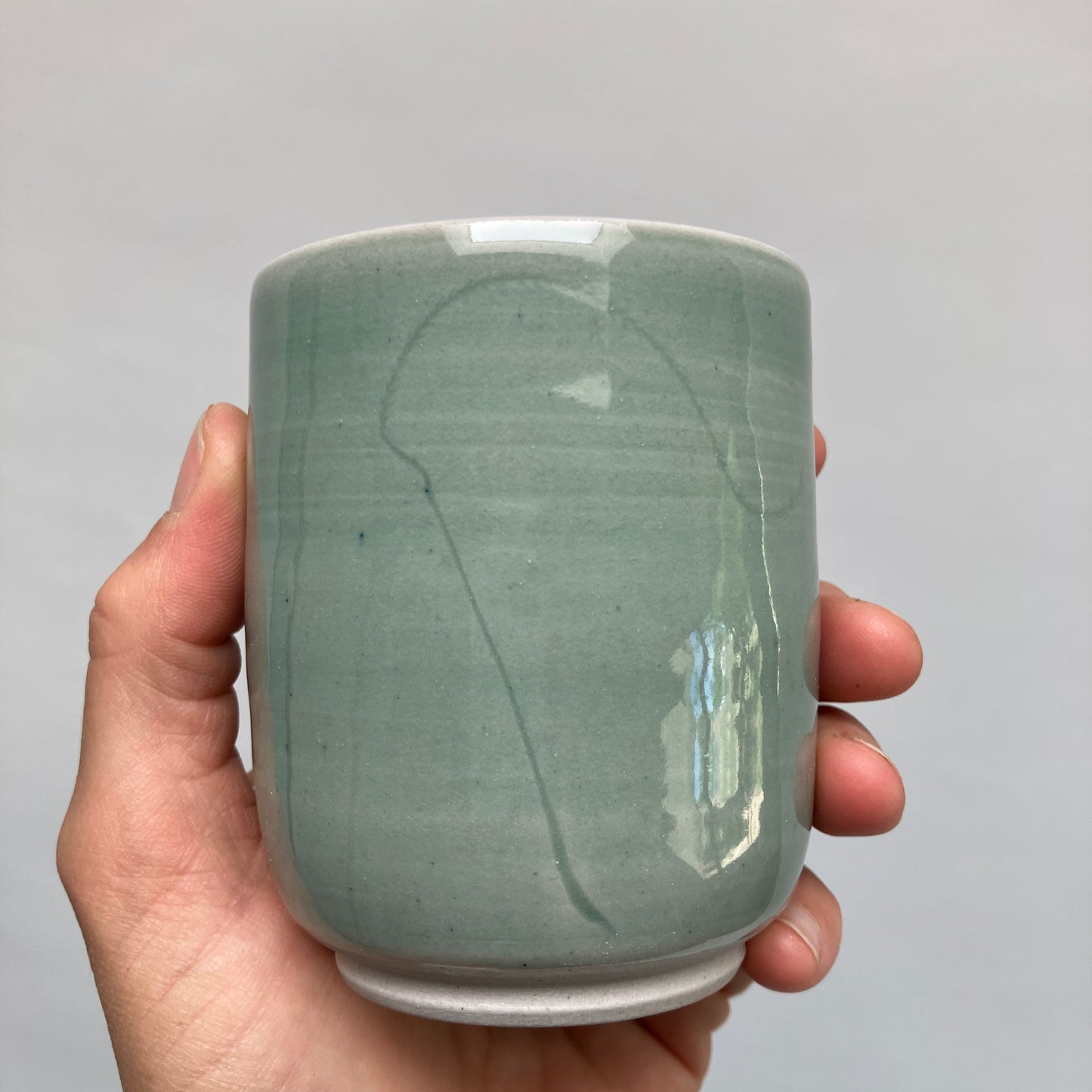 Teacup with Corkscrew Seed Head