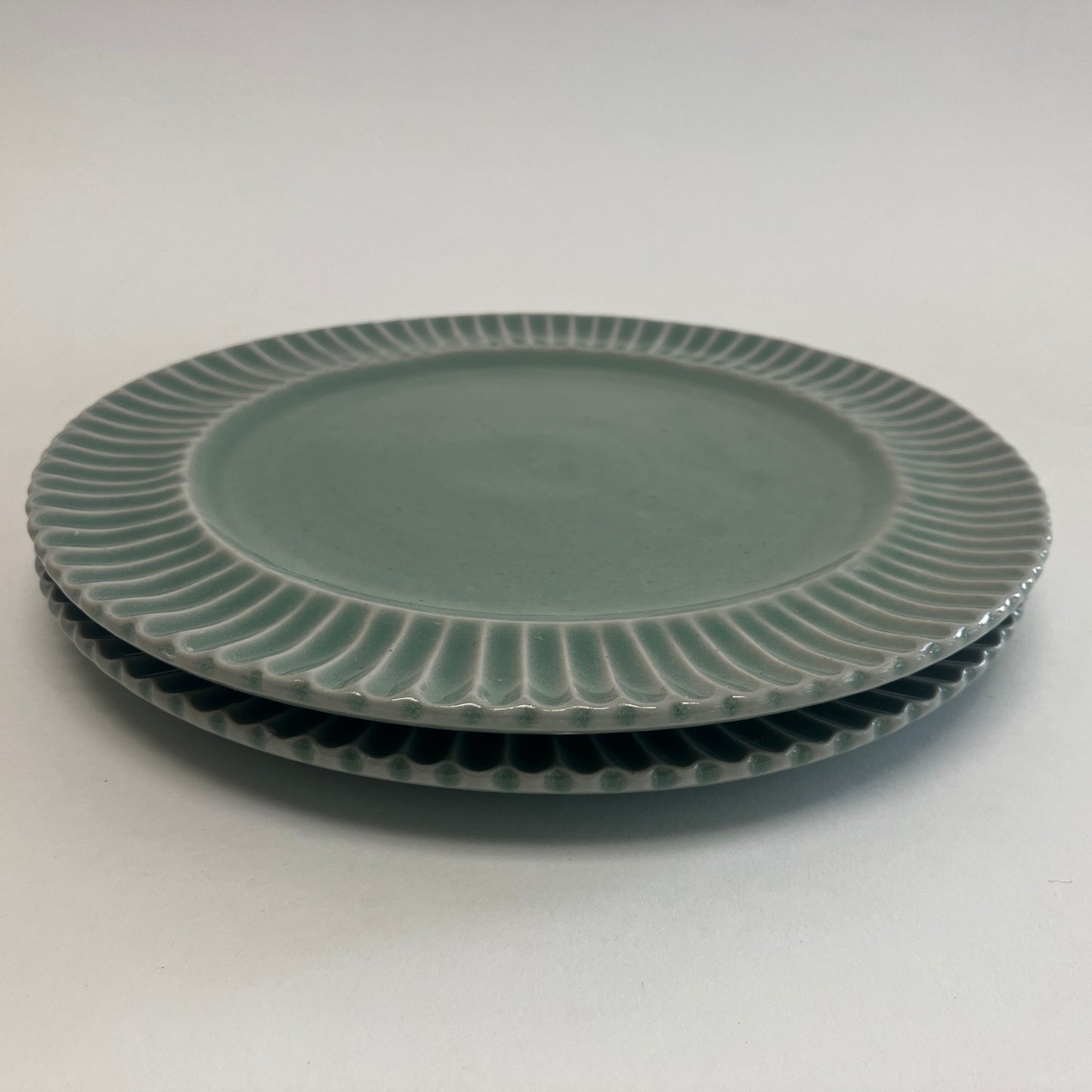 Salad Plate with Scalloped Edge
