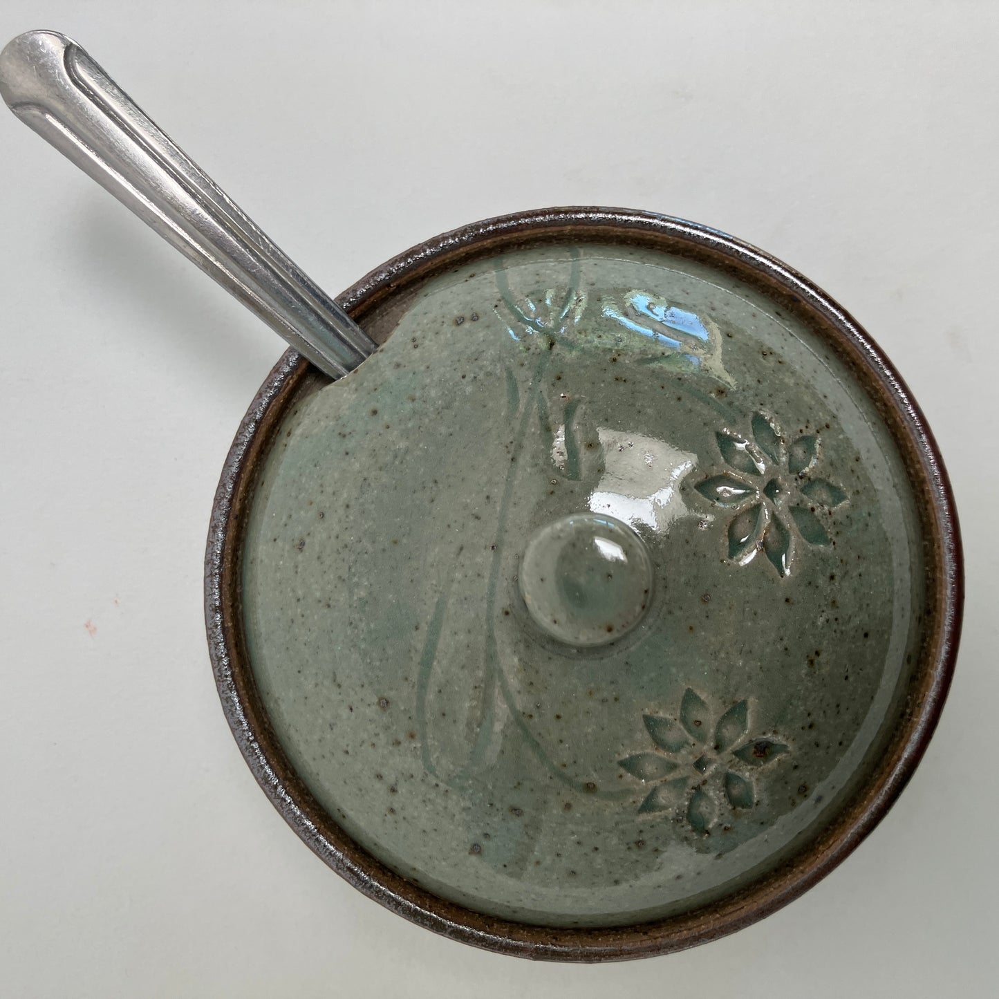 Salt Cellar With Flowers