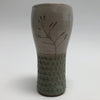 Hand Carved Ceramic Beer Pint