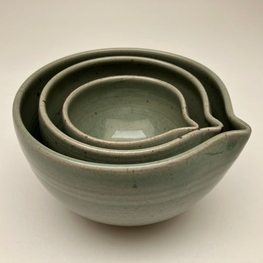 Small Nesting Set in Celadon