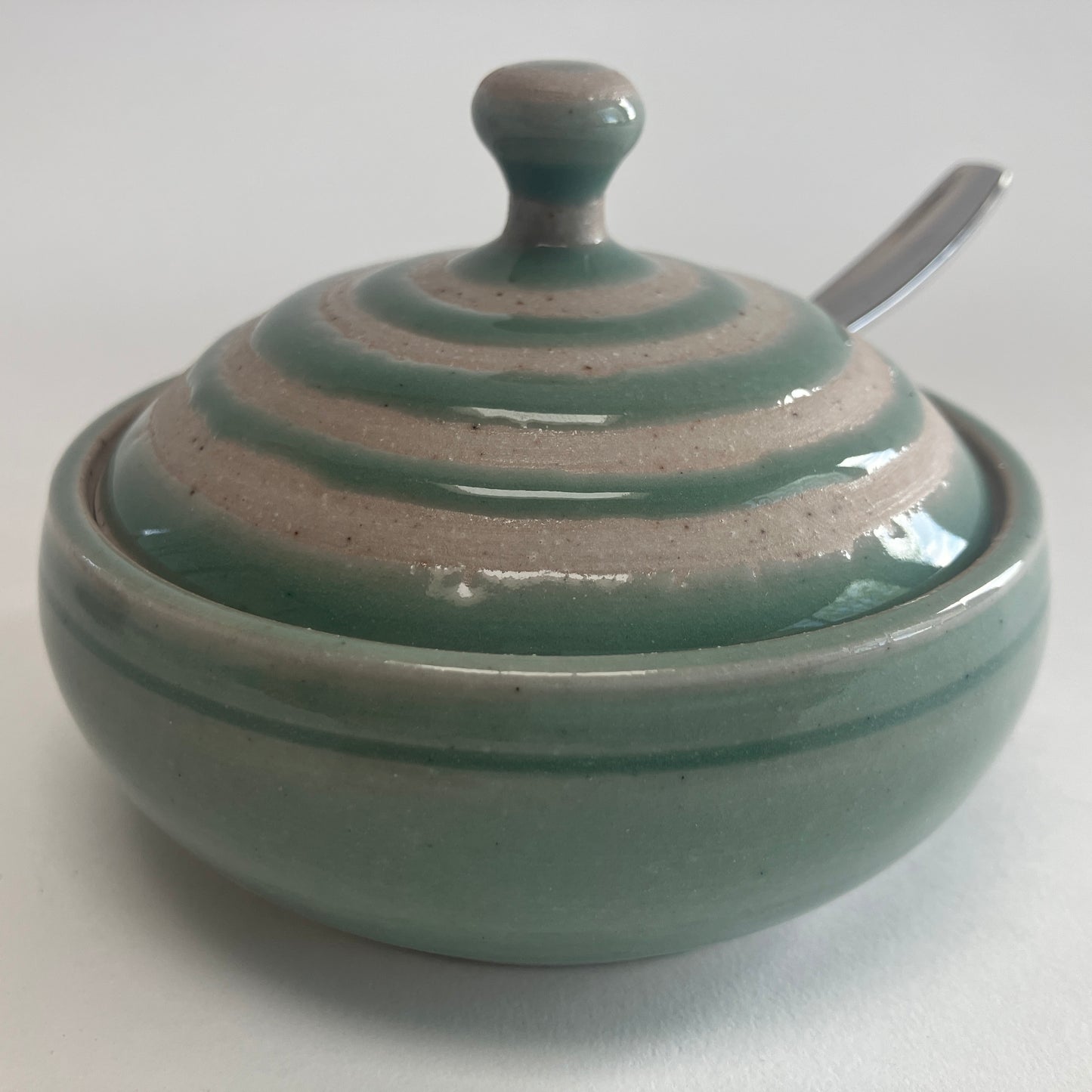 Striped Salt Cellar