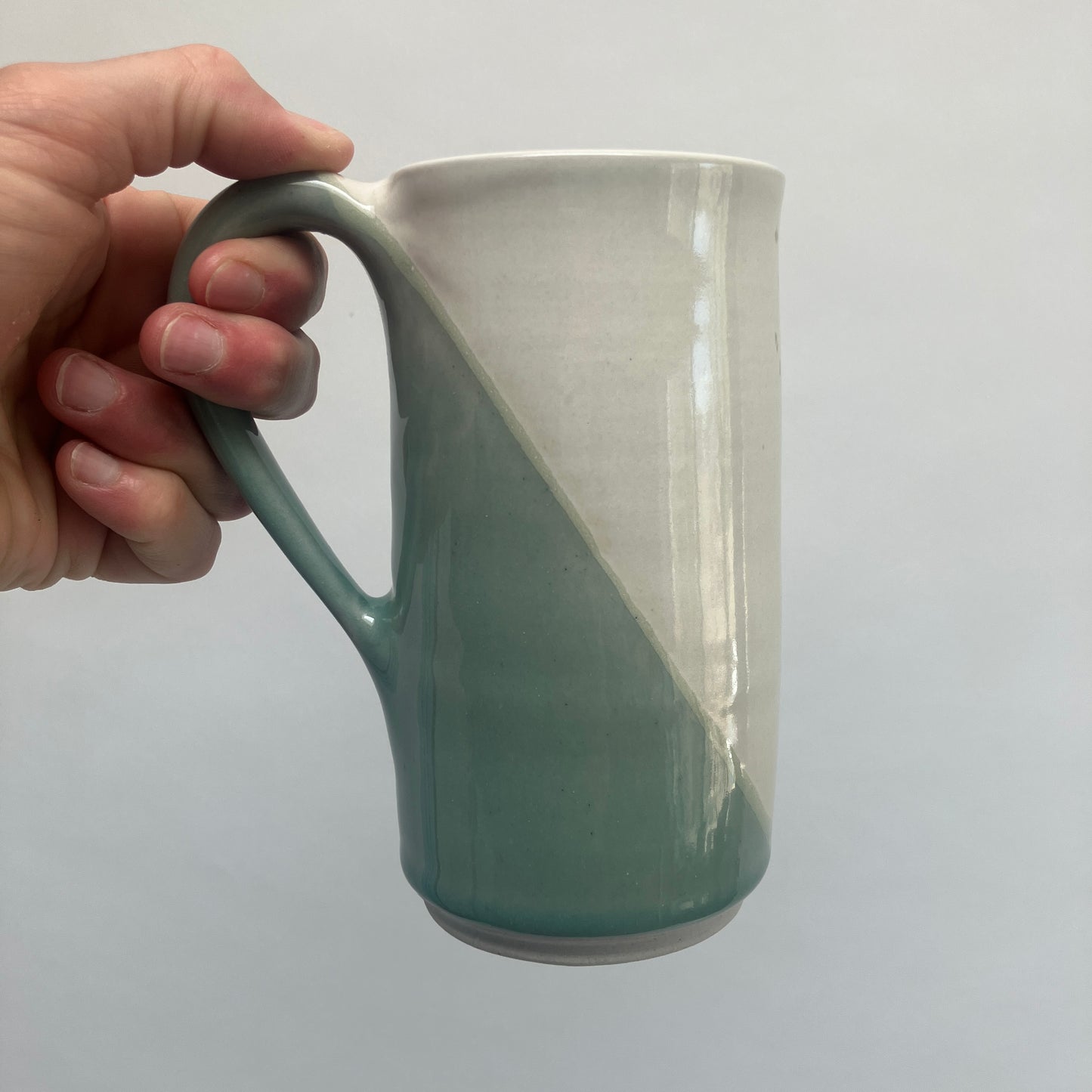 Tall Mug with Grasses