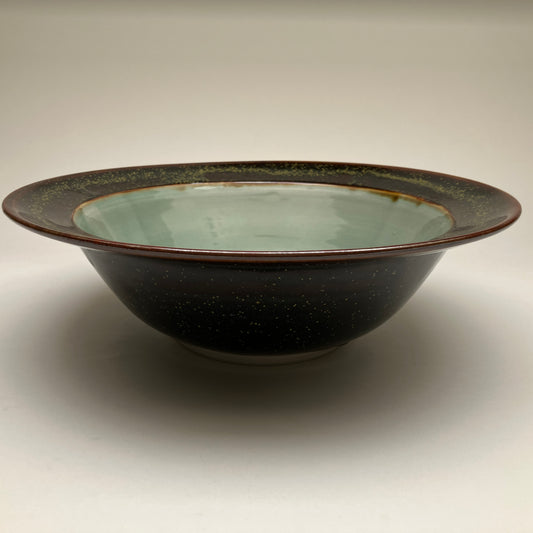 Large Serving Bowl in Celadon and Teadust