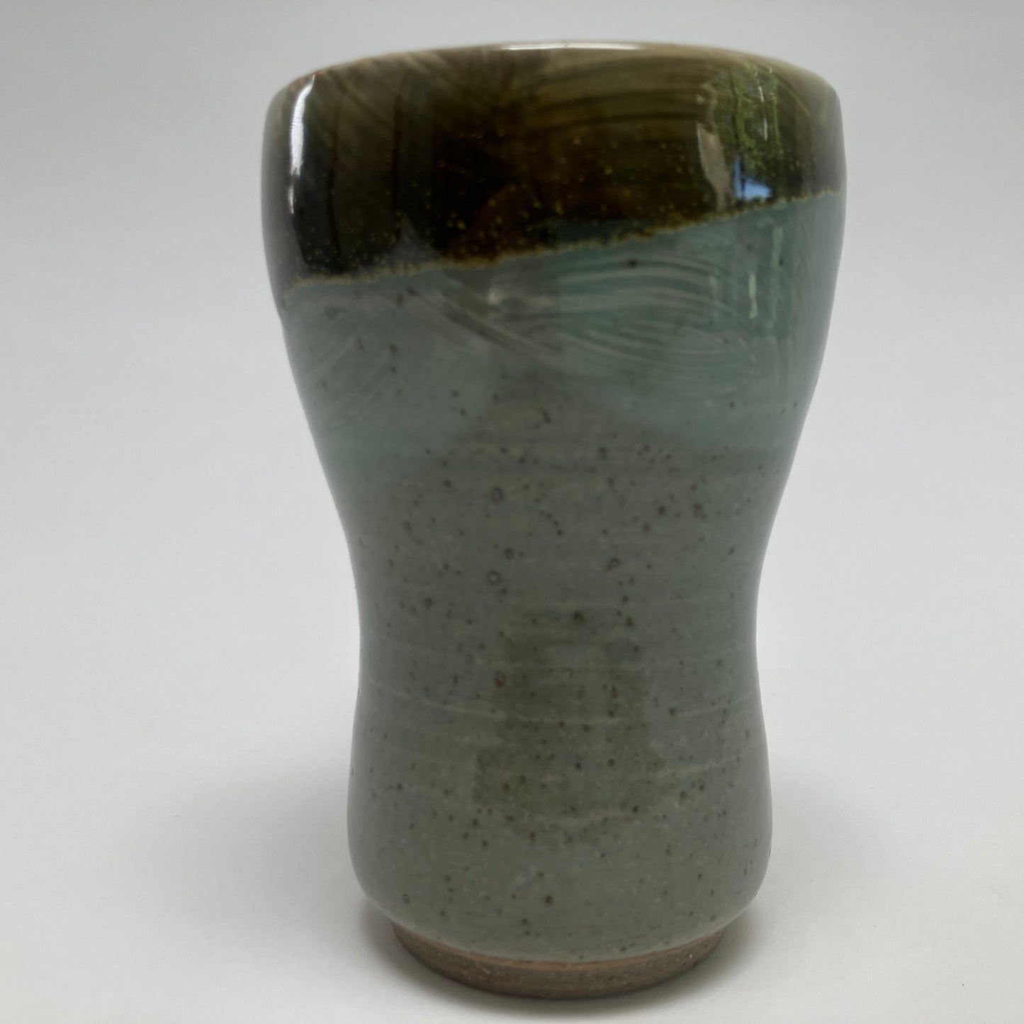 Tapered Mug with Slip Detail