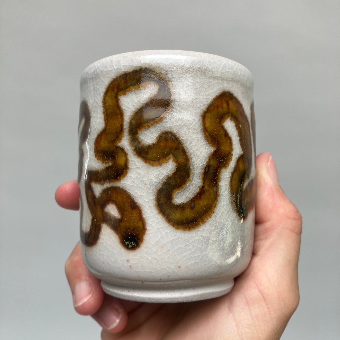 Tea Cup With Squiggles