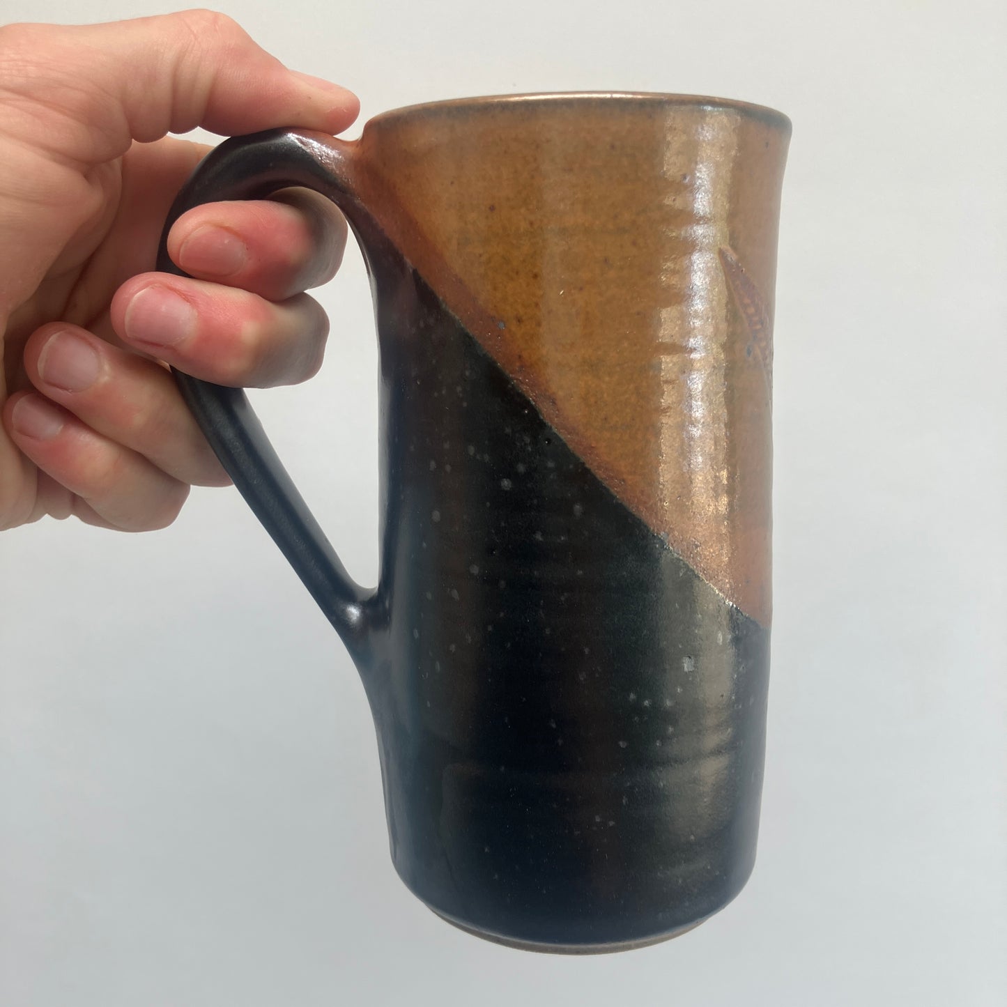 Tall Mug With Feathers