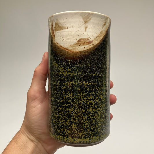 Tall Mug with Abstract Design