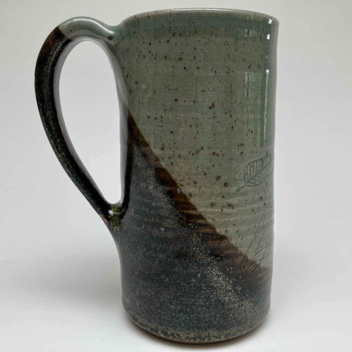 Tall Mug with Feathers