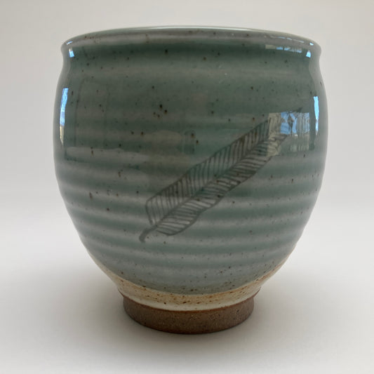 Round Mug with Feather
