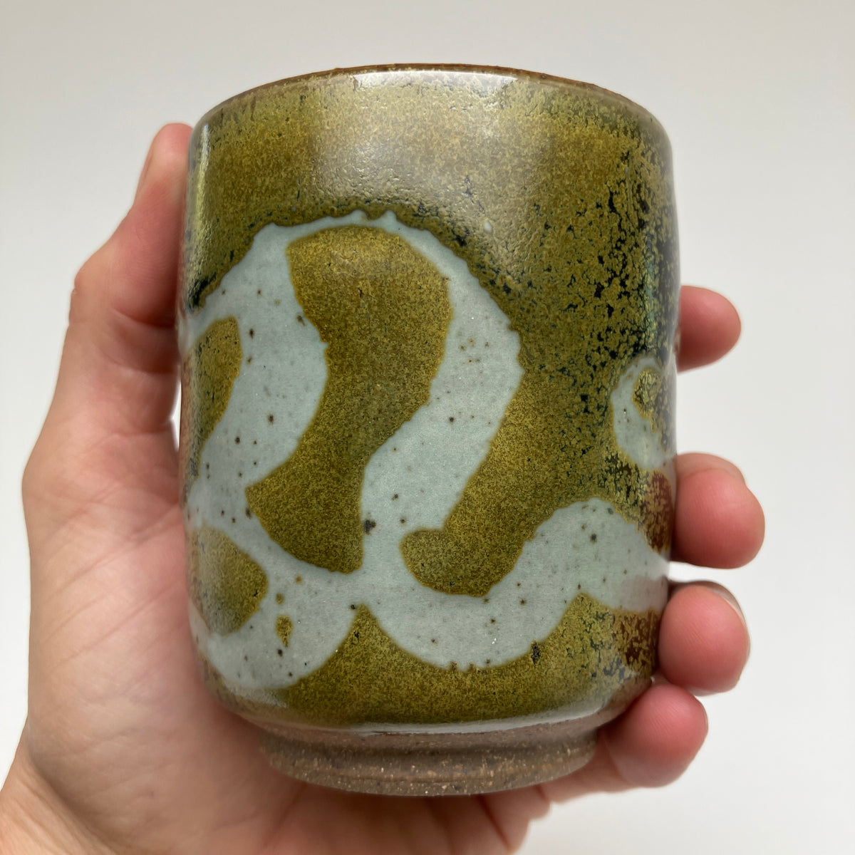 Teacup with Teadust and Celadon Overlay