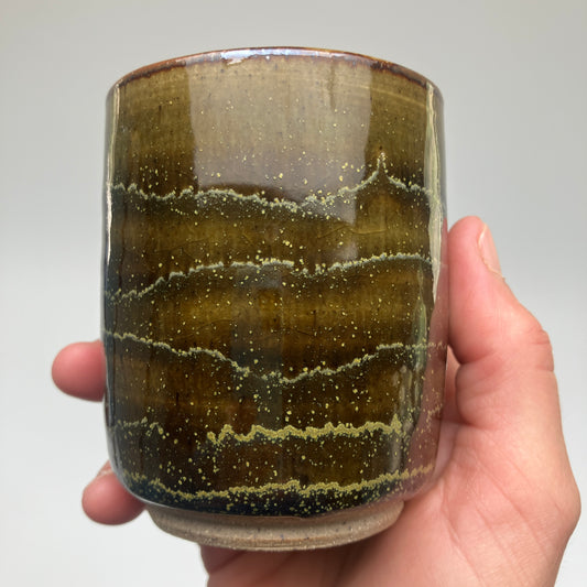 Teacup with Teadust and Celadon Overlay