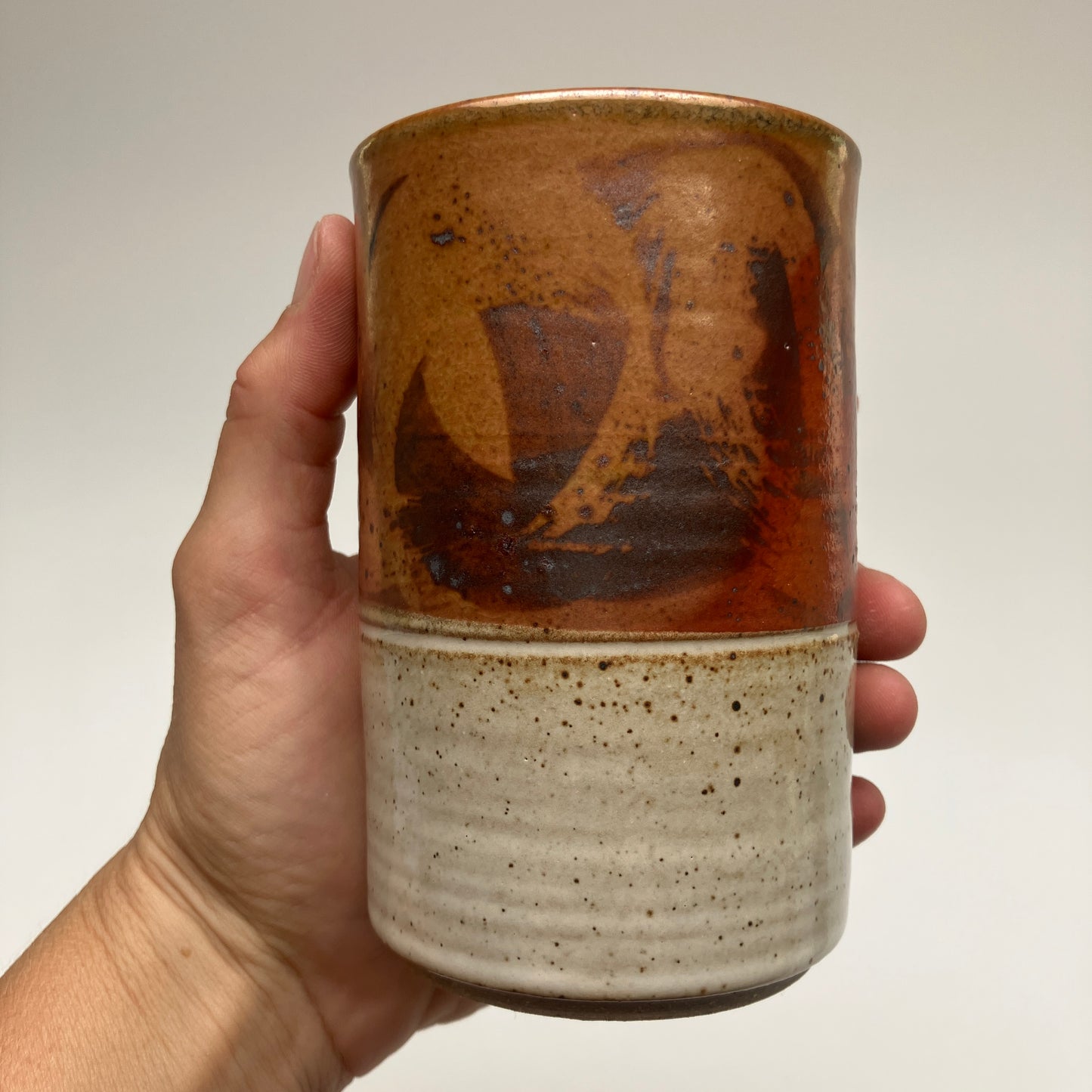 Tumbler with Abstract Design