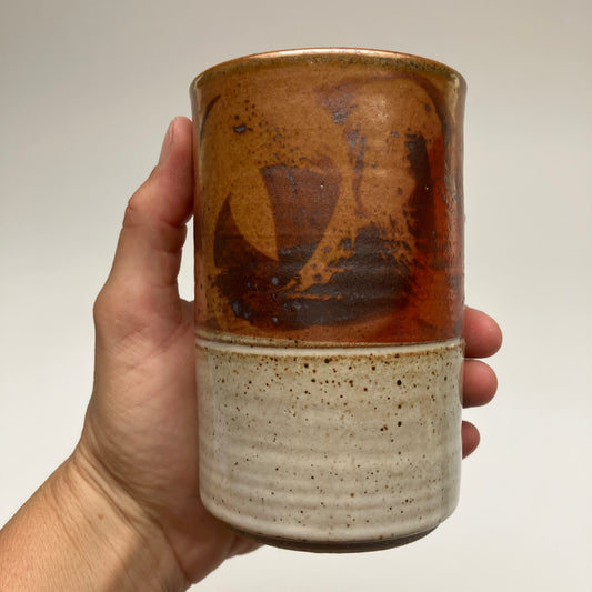 Tumbler with Abstract Design