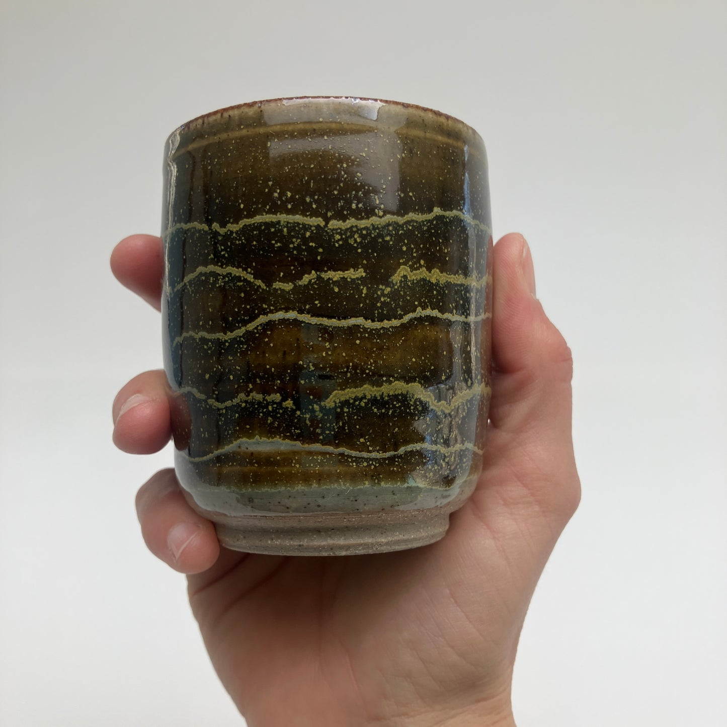 Teacup with Teadust and Celadon Overlay