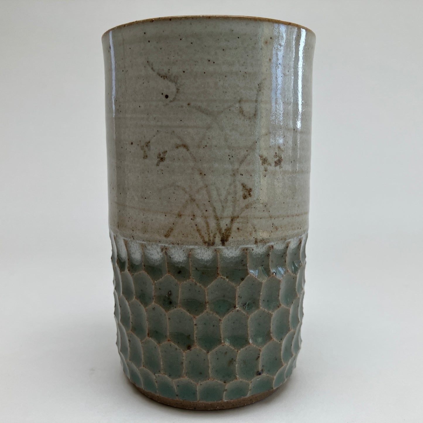 Tumbler with Grasses & Texture