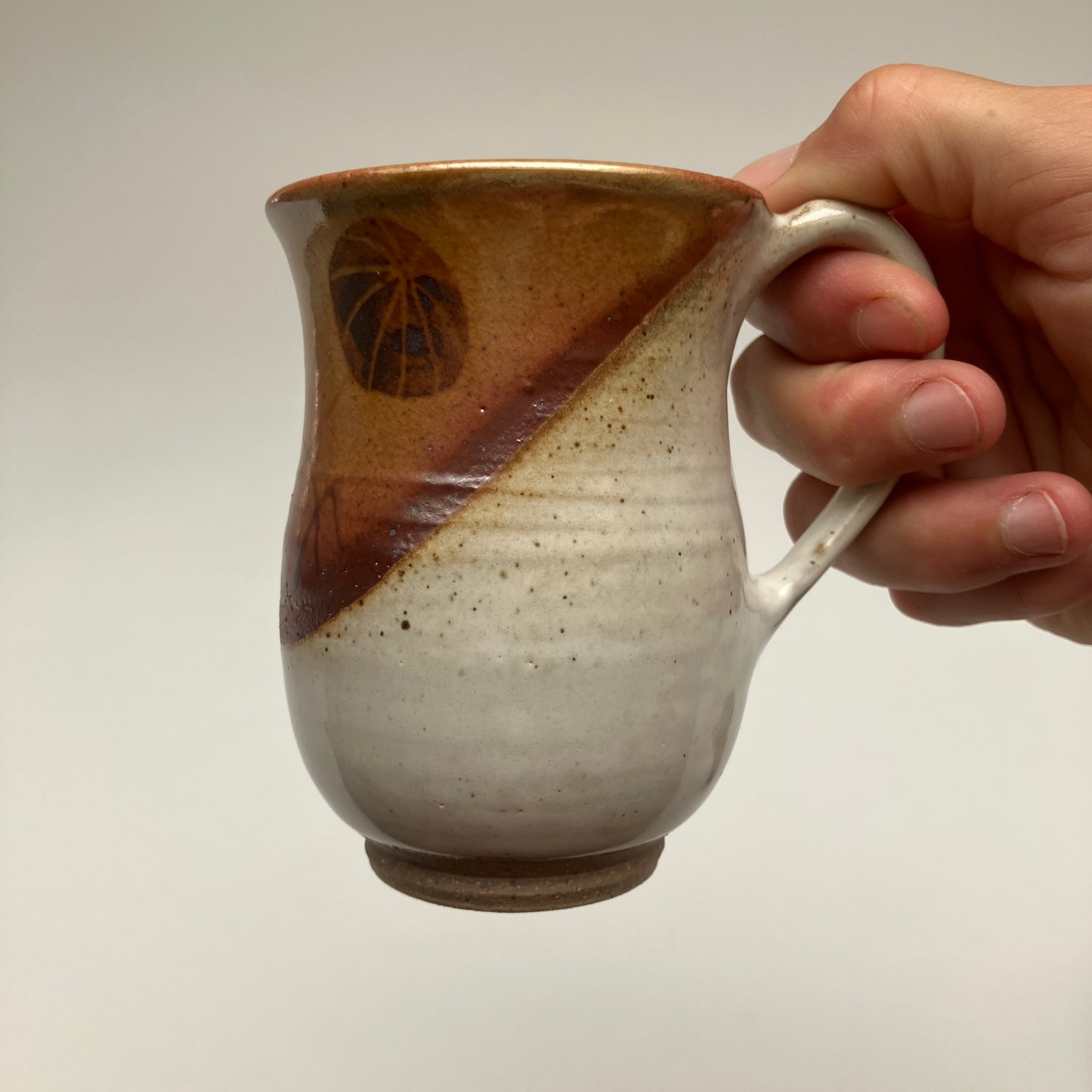 Small Curvy Mug With Whimsical Design