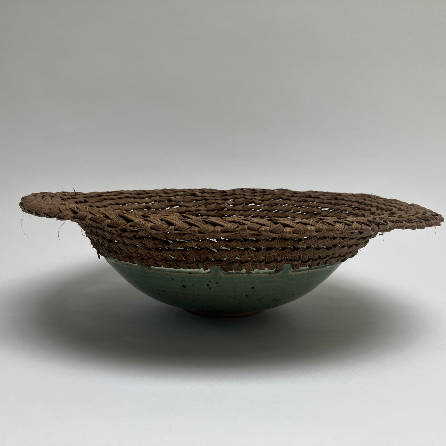 Sculptural Bowl with Neolithic Weave