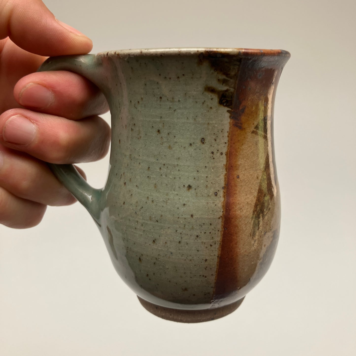 Small Curvy Mug With Abstract Design