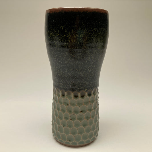 Pint With Carved Texture