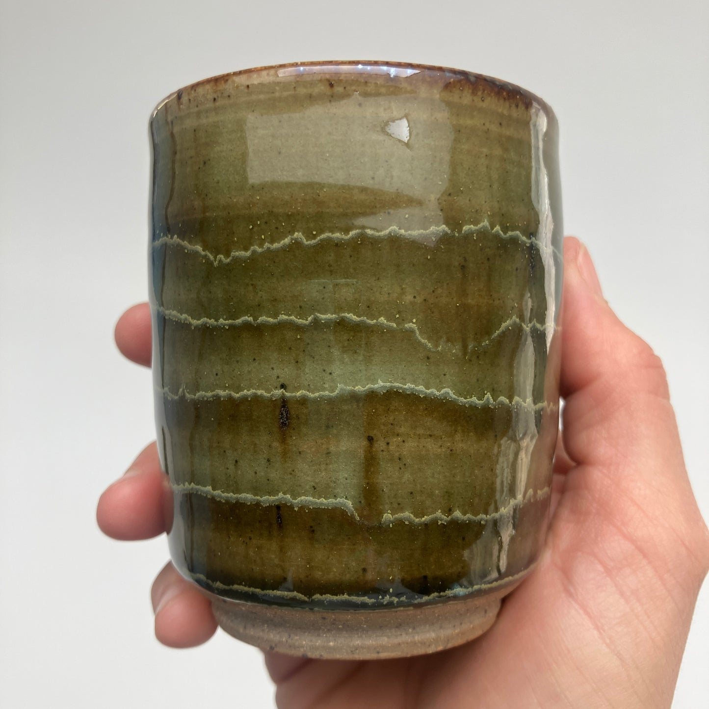 Teacup with Teadust and Celadon Overlay