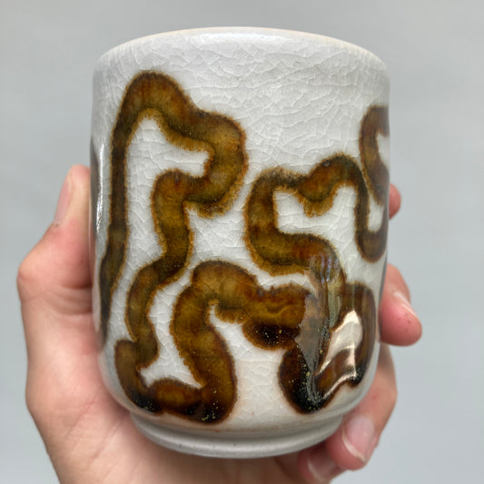 Tea Cup With Squiggles