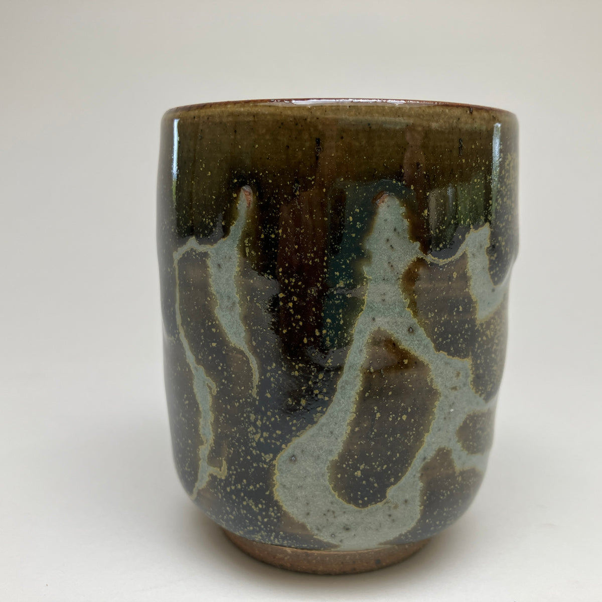 Teacup with Teadust and Celadon Overlay