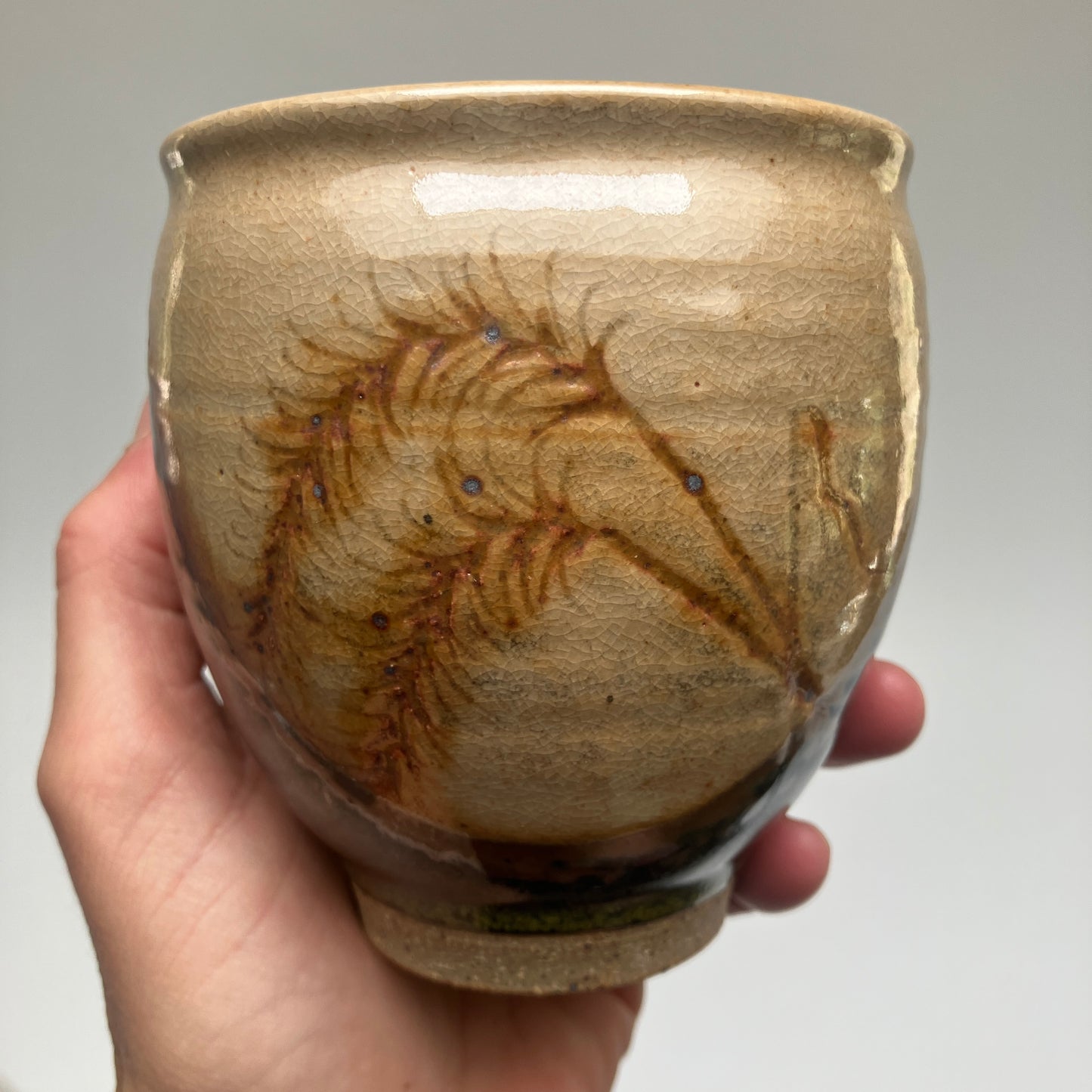 Round Mug With Wheat