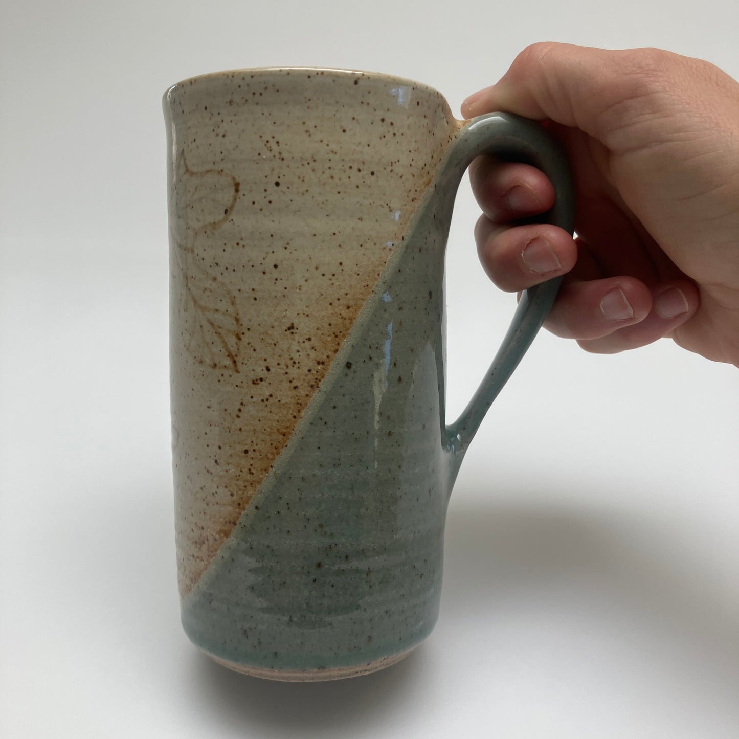 Tall Mug with Potato Vine