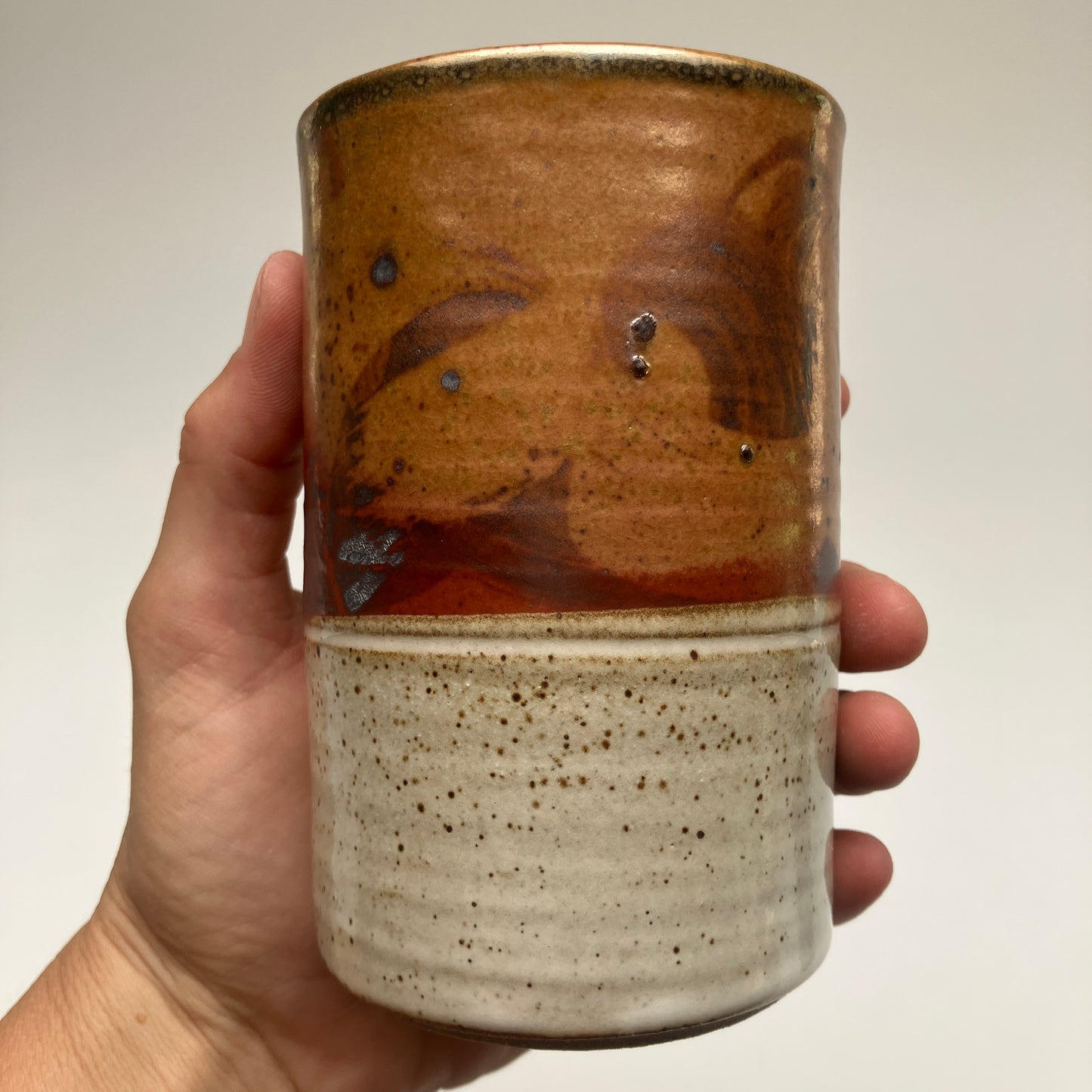 Tumbler with Abstract Design