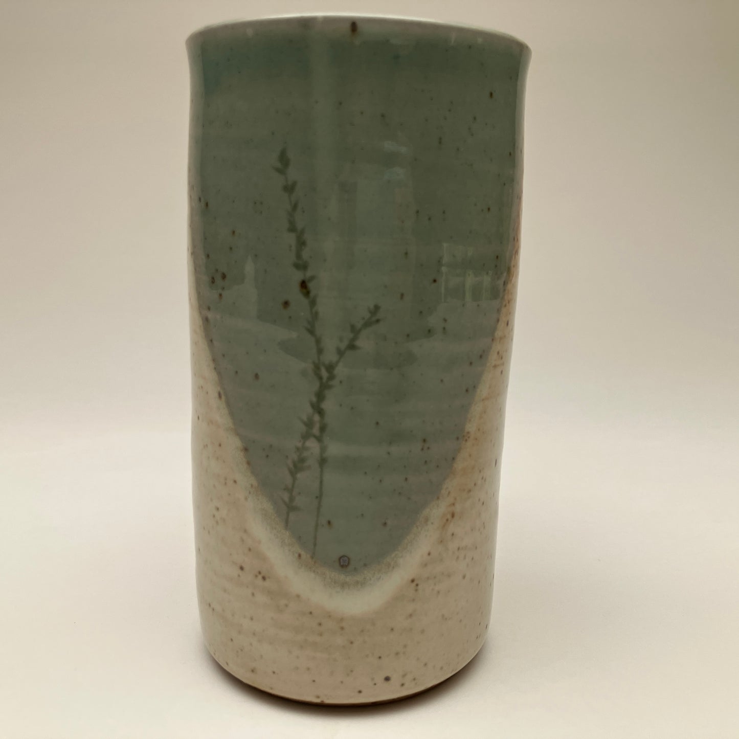 Tall Mug with Grasses