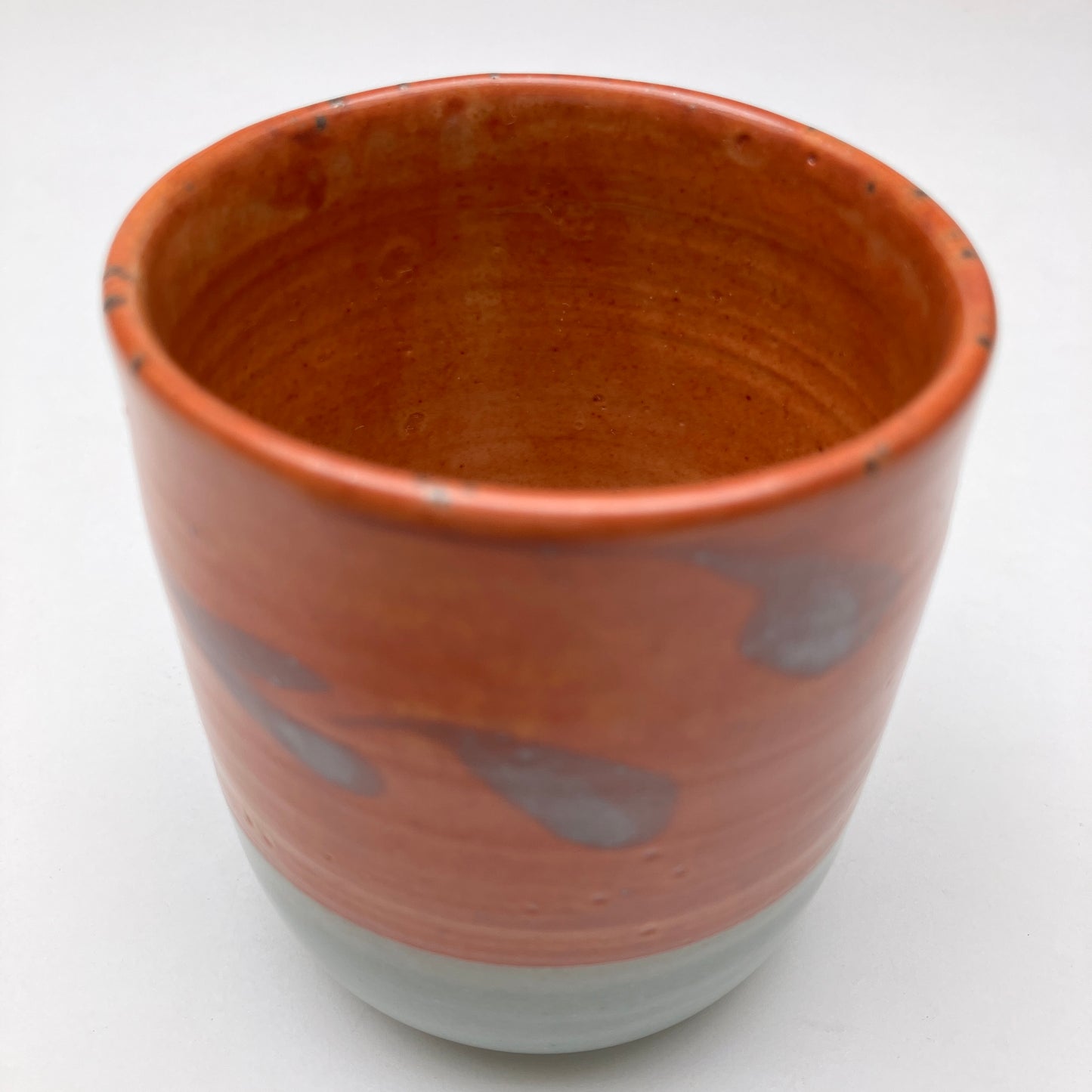 Teacup with Marbled Slip