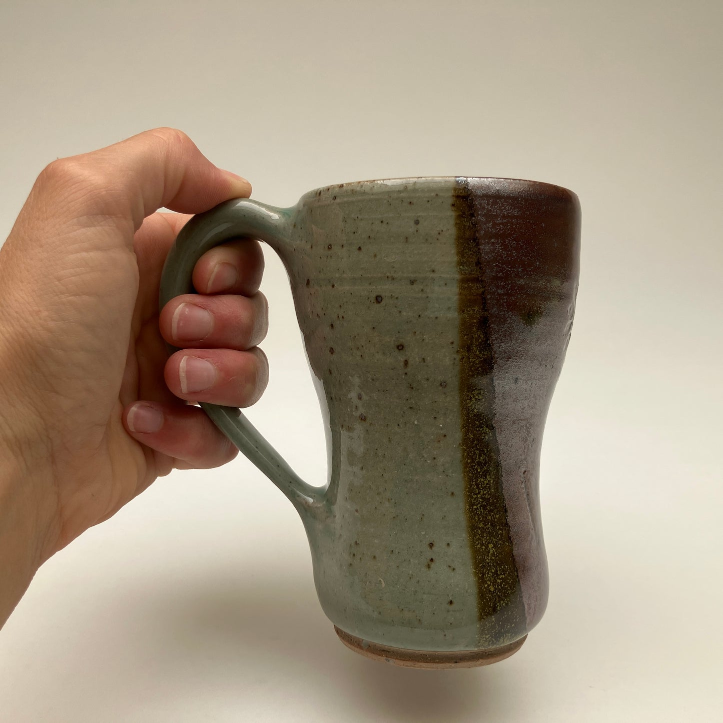 Tapered Mug with Flowers