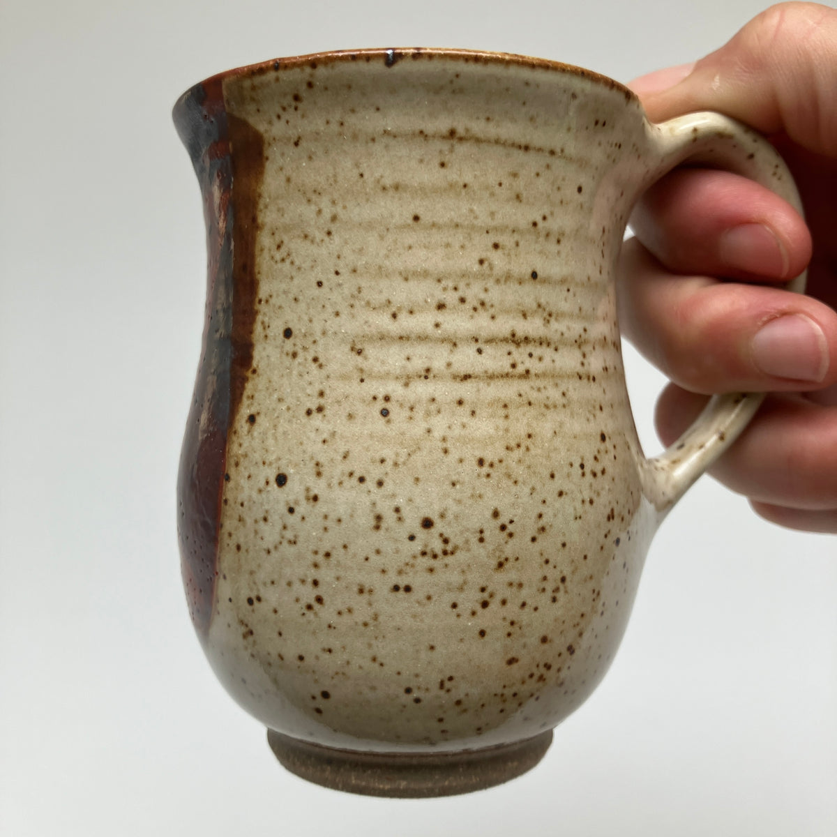Small Curvy Mug With Abstract Design