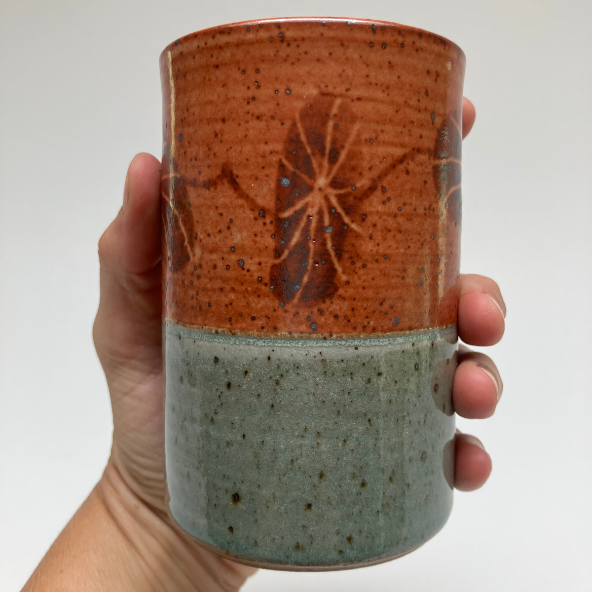 Tumbler With Stylized Botanical