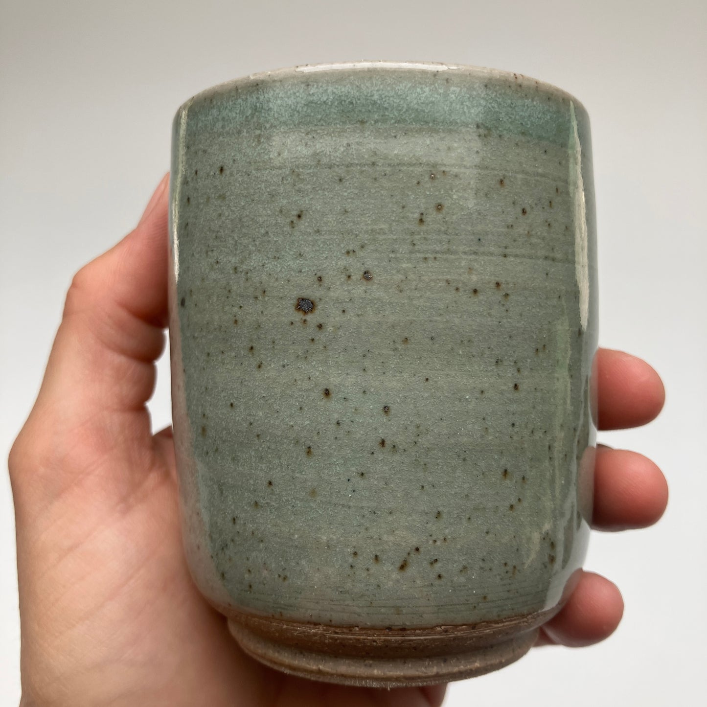 Teacup with Native Sycamore Leaf