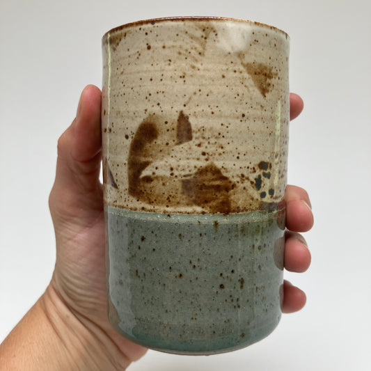 Tumbler with Abstract Design