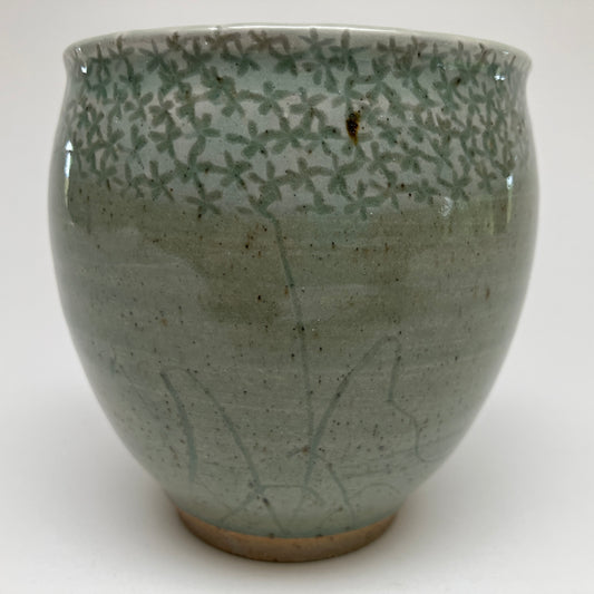 Round Mug With Dandelion