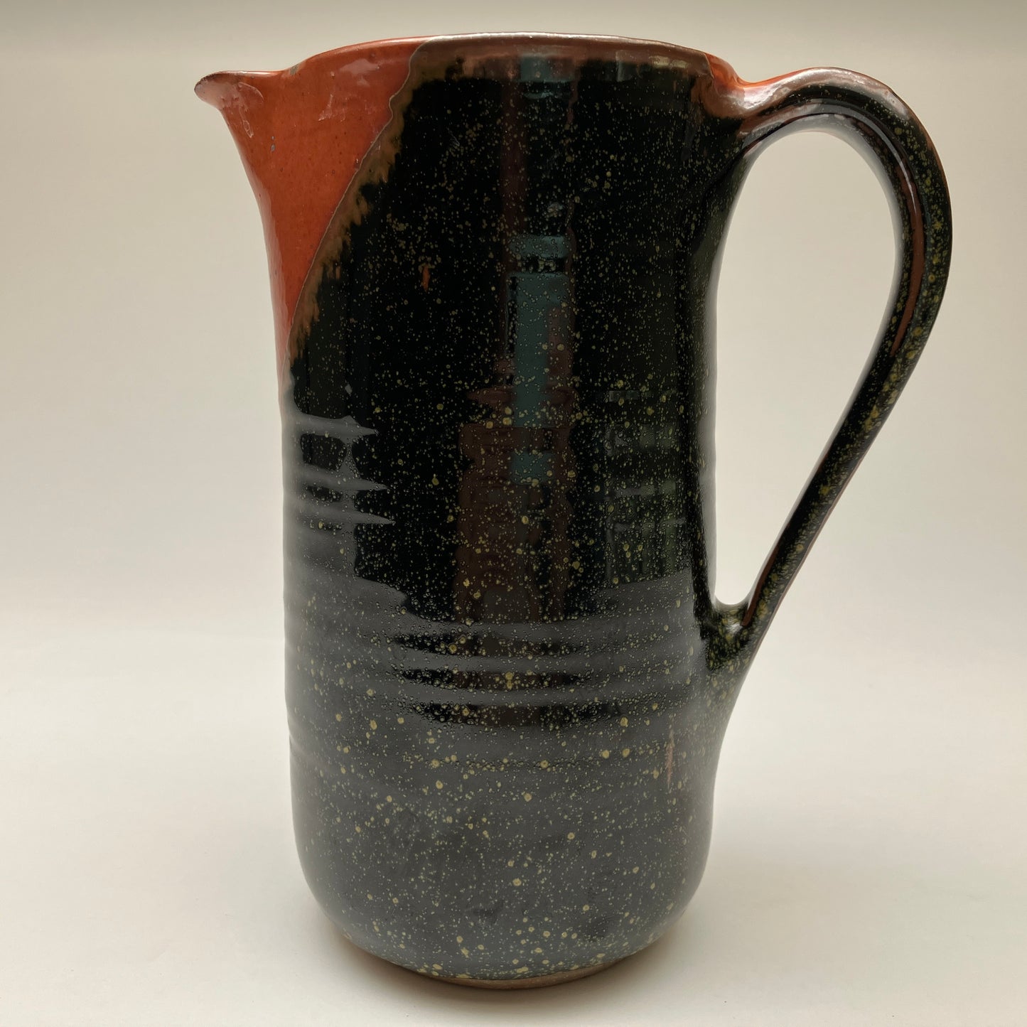 Two Toned Pitcher with Native Grasses